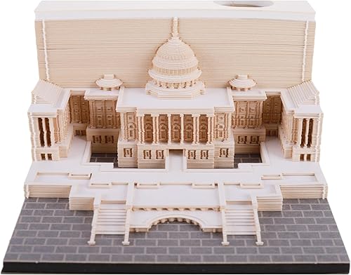 Bloc de notas 3D, papel de construcción desgarrado a mano, exquisita nota adhesiva antiadherente creativa, notas de publicación de bricolaje, 165