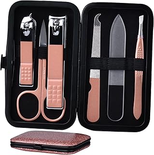 Juego de manicura de 6 piezas en 1, acero ino...