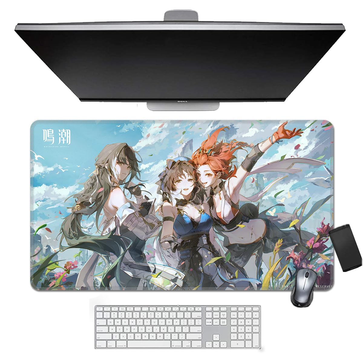 Amazon.co.jp: 鳴潮 マウスパッド 40cm*70cm ラバーマット デスク