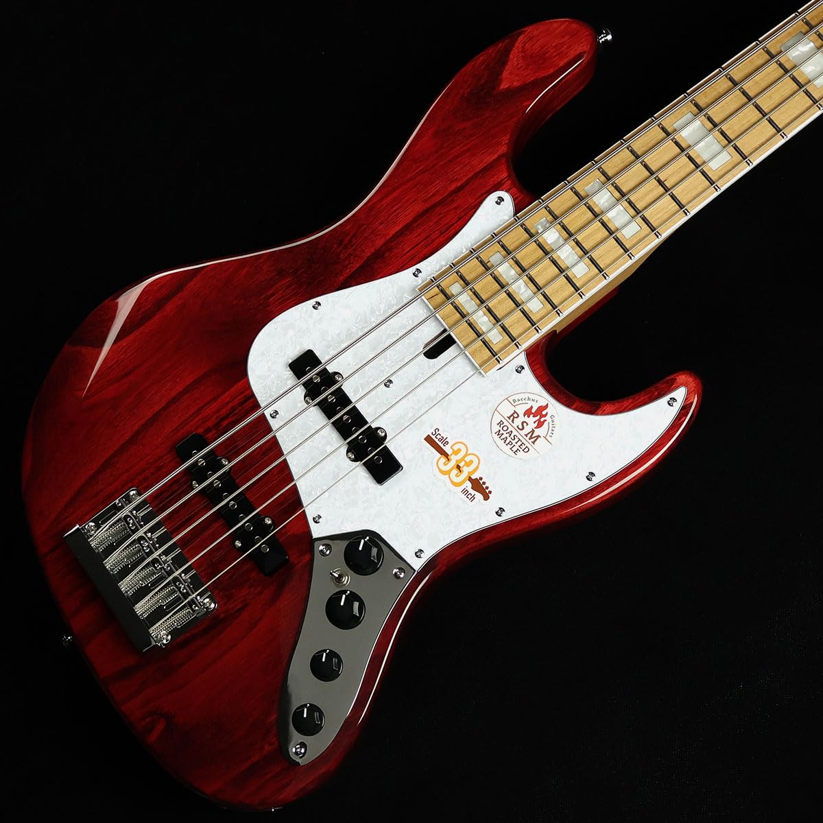 Amazon | Bacchus WL5-ASH33-AC RSM/M STR 5弦エレキベース バッカス