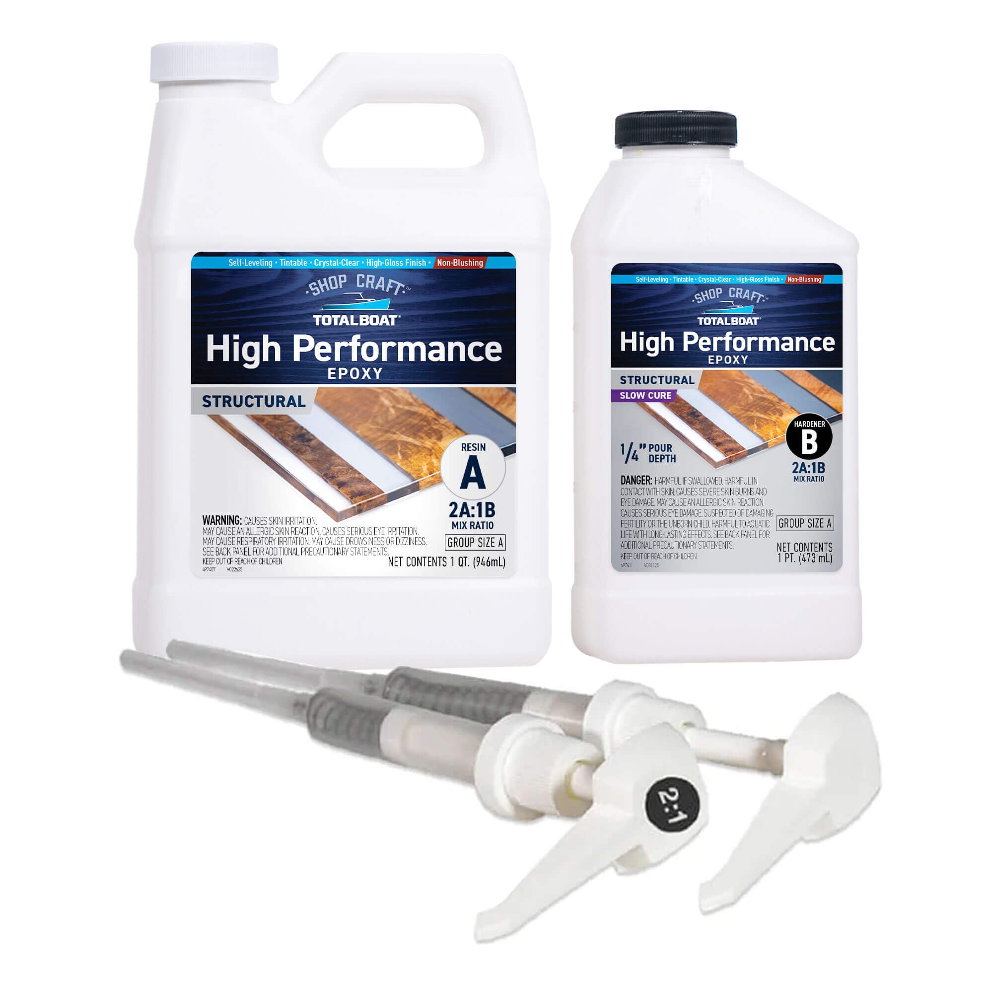 High Performance Epoxy Kits (Quart, Slow)