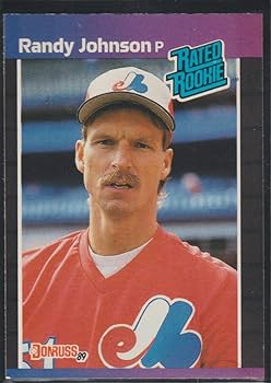 Amazon.com: 1989 Donruss Randy Johnson Expos Rated Rookie