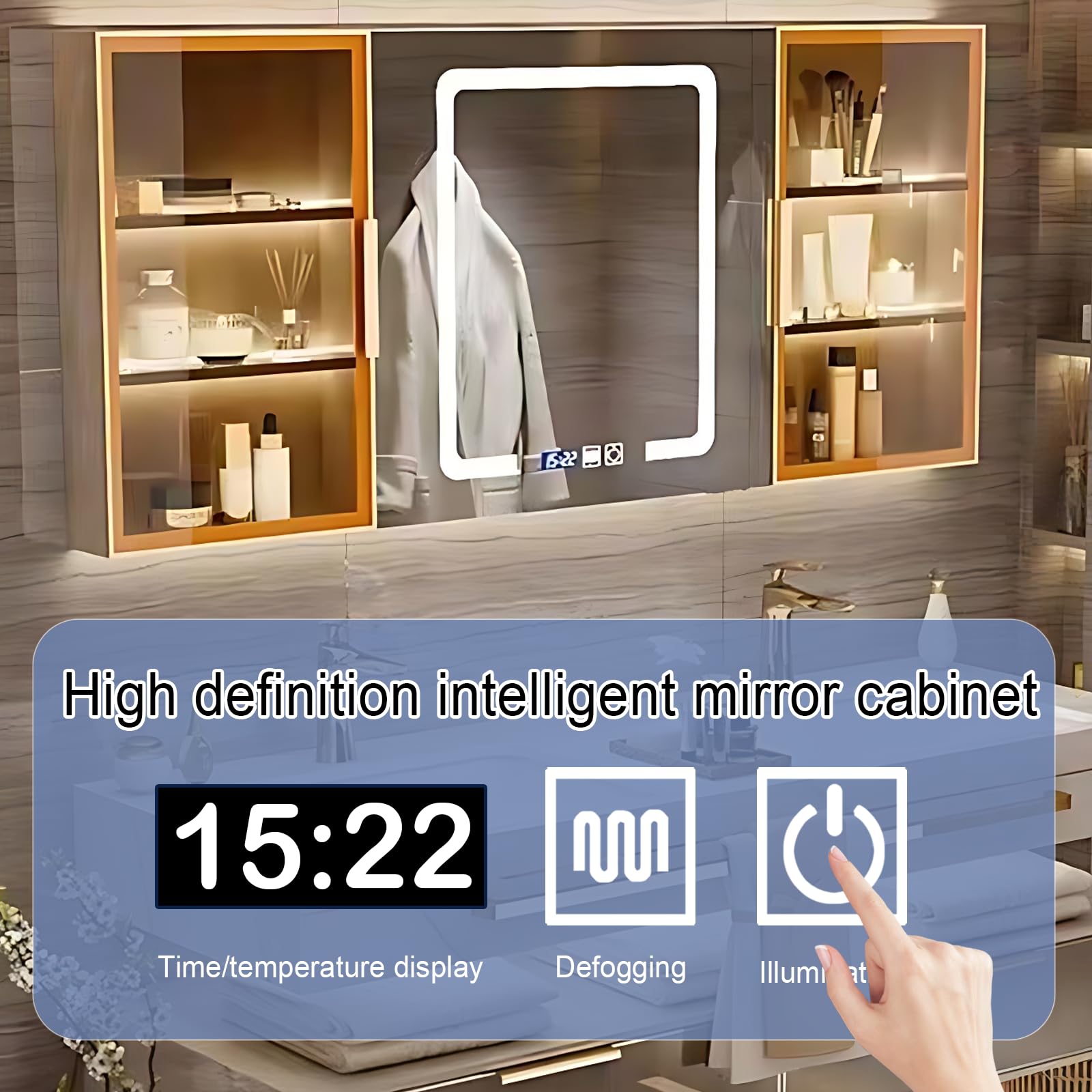 Amazon.com: TIZAZO 84IN Luxury Bathroom Vanity with Sink