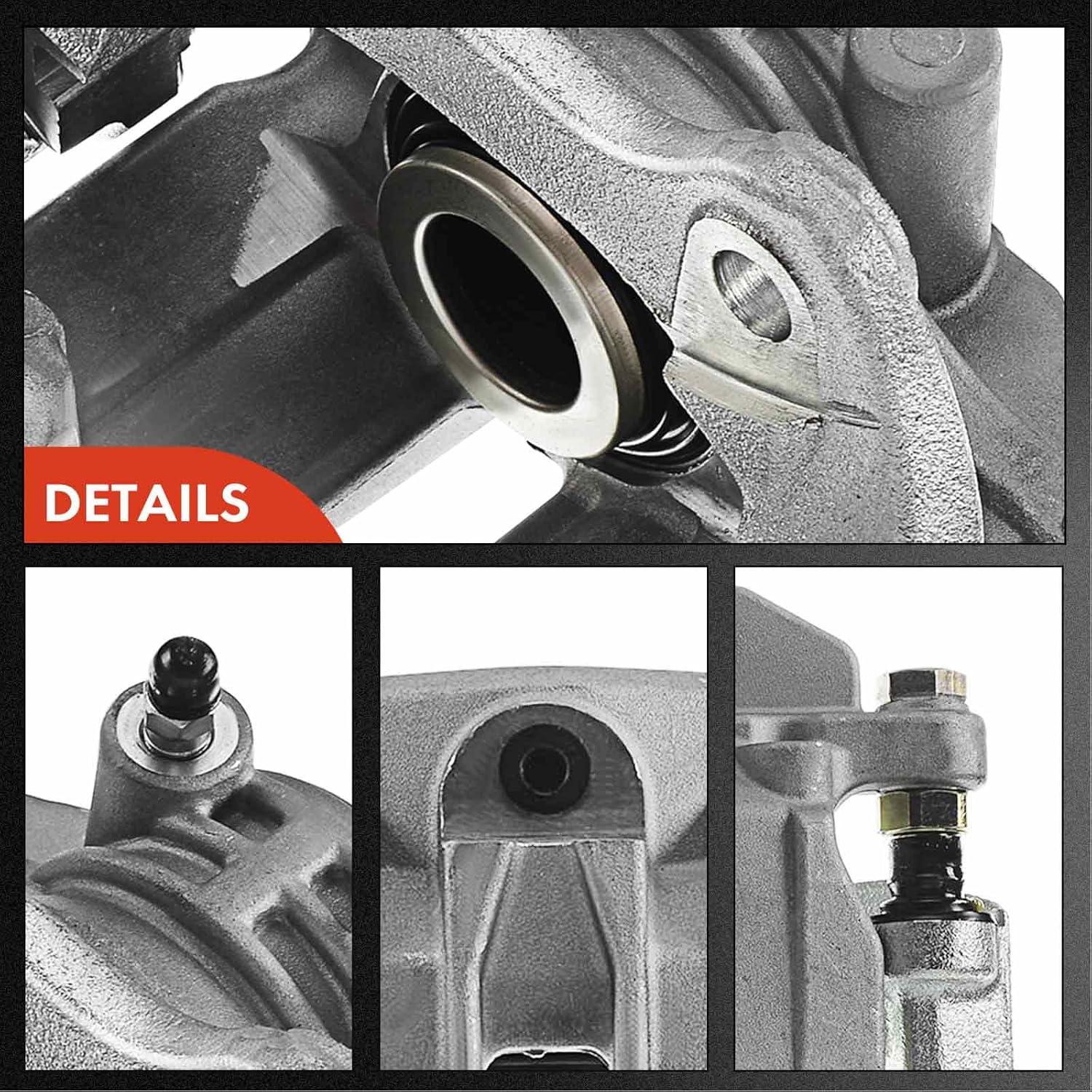 A-Premium Brake Caliper Assembly Replacement for Cadillac DeVille DTS Chevrolet Silverado GMC Sierra 1500 2003-2011 Rear Driver Side
