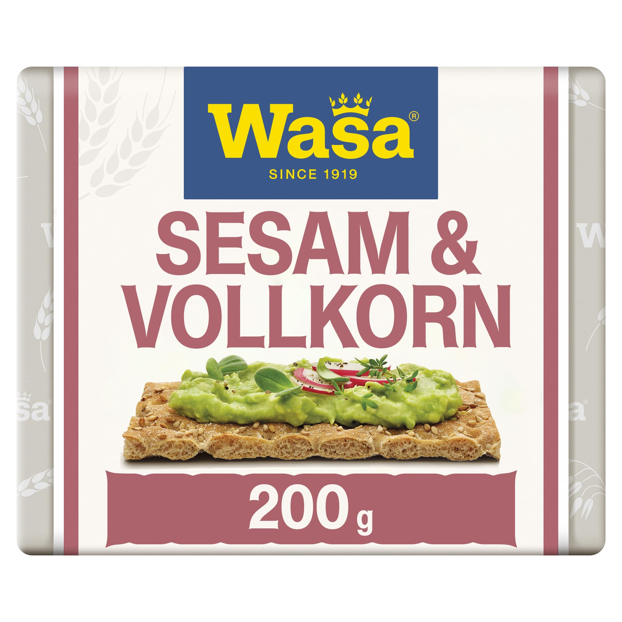 Wasa Knäckebrot Sesam & Vollkorn 12 Packungen (12x200g)