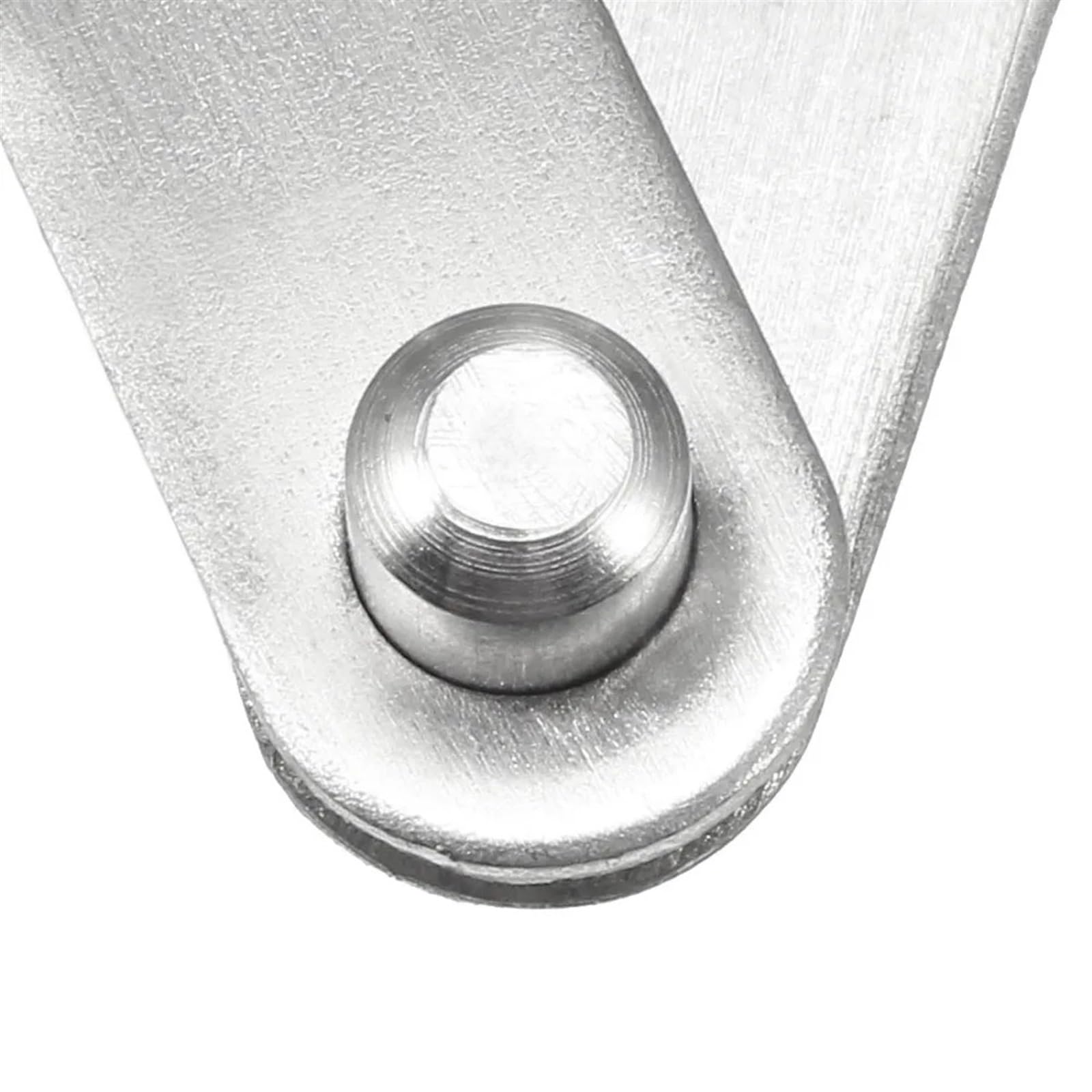 5 set 4 set cerniera girevole for porta girevole a 360 gradi in acciaio inossidabile 60 mm x 11 mm argento spazzolato(4 Sets)