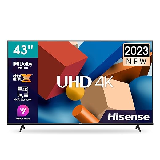 Hisense TV LED 4K 108 cm 43A6K