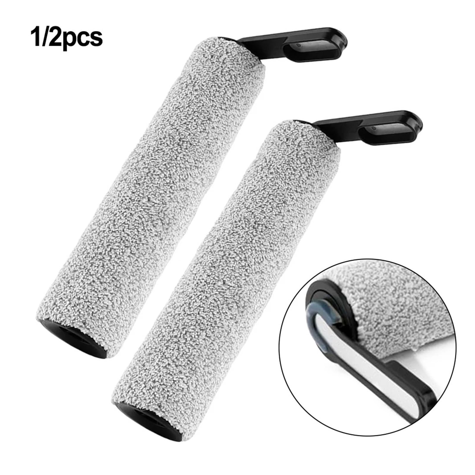 Cepillo giratorio de repuesto, Compatible con Tineco, aspiradora con cerdas de lana suaves for una limpieza suave de suelos duros(SET2)