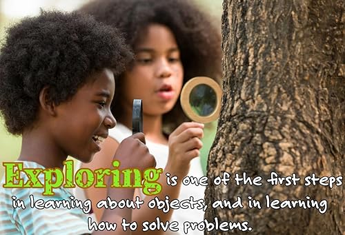 Miniatura 8 de Juego de aventuras - Lupa de madera 2X para niños con 4 imágenes - Juguete Montessori de madera - Aprende y explora