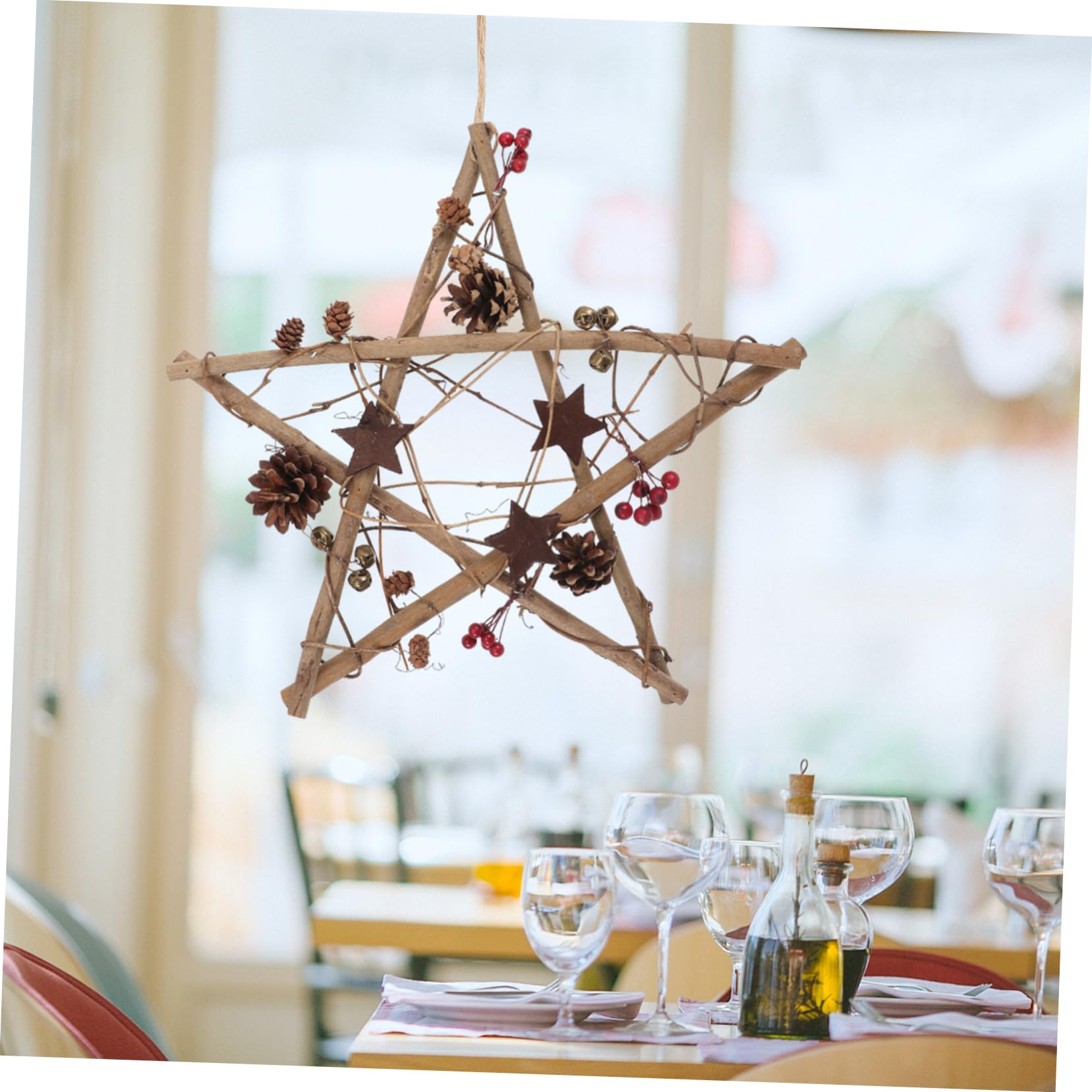 Decorazioni Natalizie Pendenti A Forma Di Stella Ornamenti Per Albero Di Natale Decorazioni Da Appendere Per Finestre E Pareti