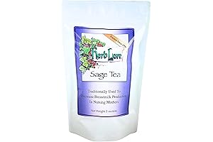 Sage Tea for Drying Breastmilk Supply - 60 Loose Leaf Servings
