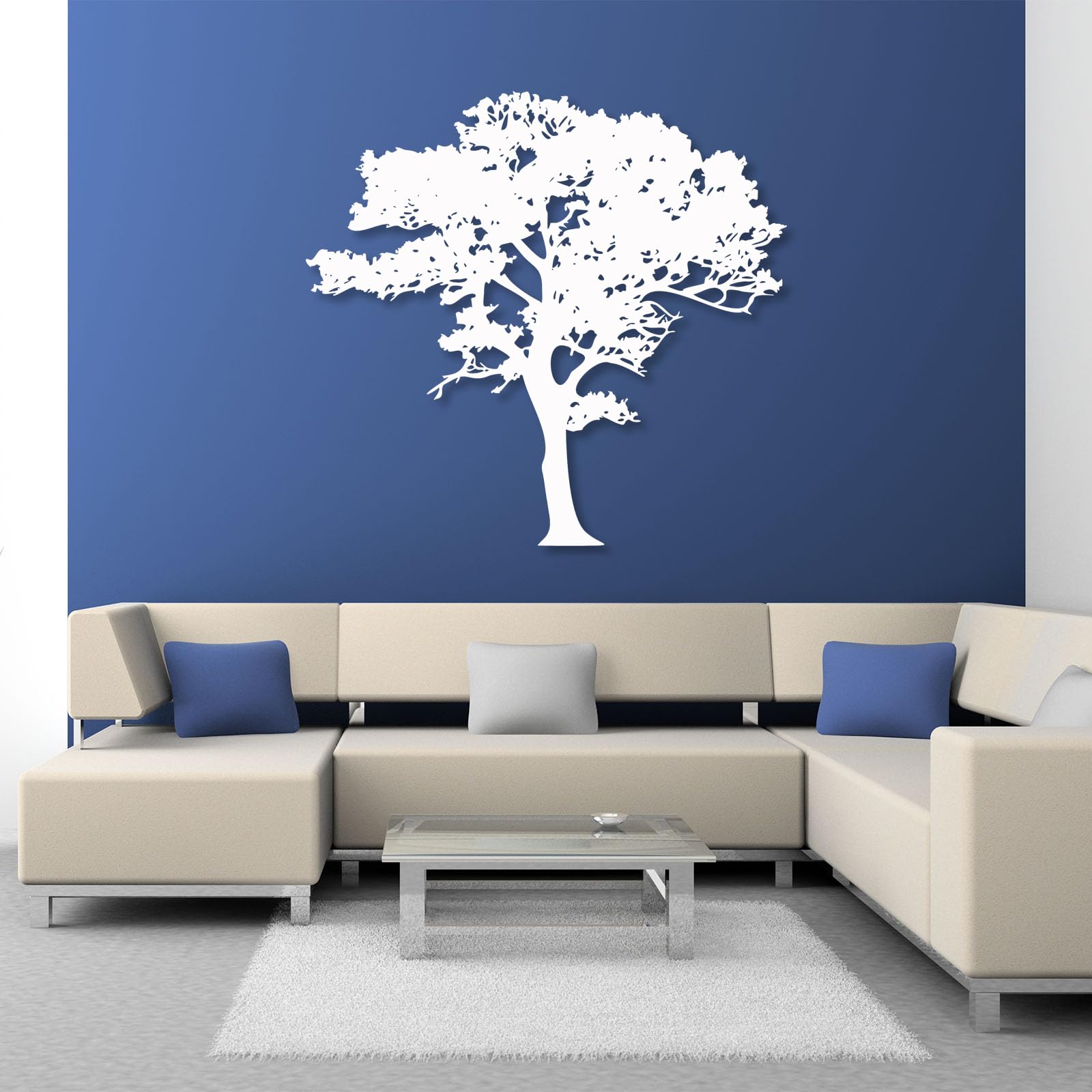 Tall Tree Wall Sculpture Large_urbanproject | Customized Large Metal