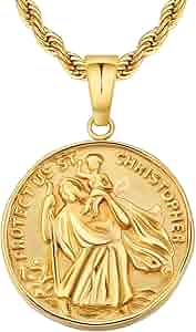 ネックレス・チョーカー BASSCLEF men chain necklace coin pendant 81tUDhGhw6L._UY300_.jpg