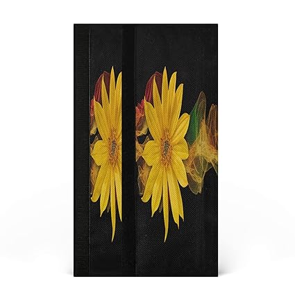 KLL 2 Pcs Sunflower Refrigerator Door Handle Covers Dishwashers Grill Microwave Cabinet Door Cloth Protect Kitchen Appliance Clean