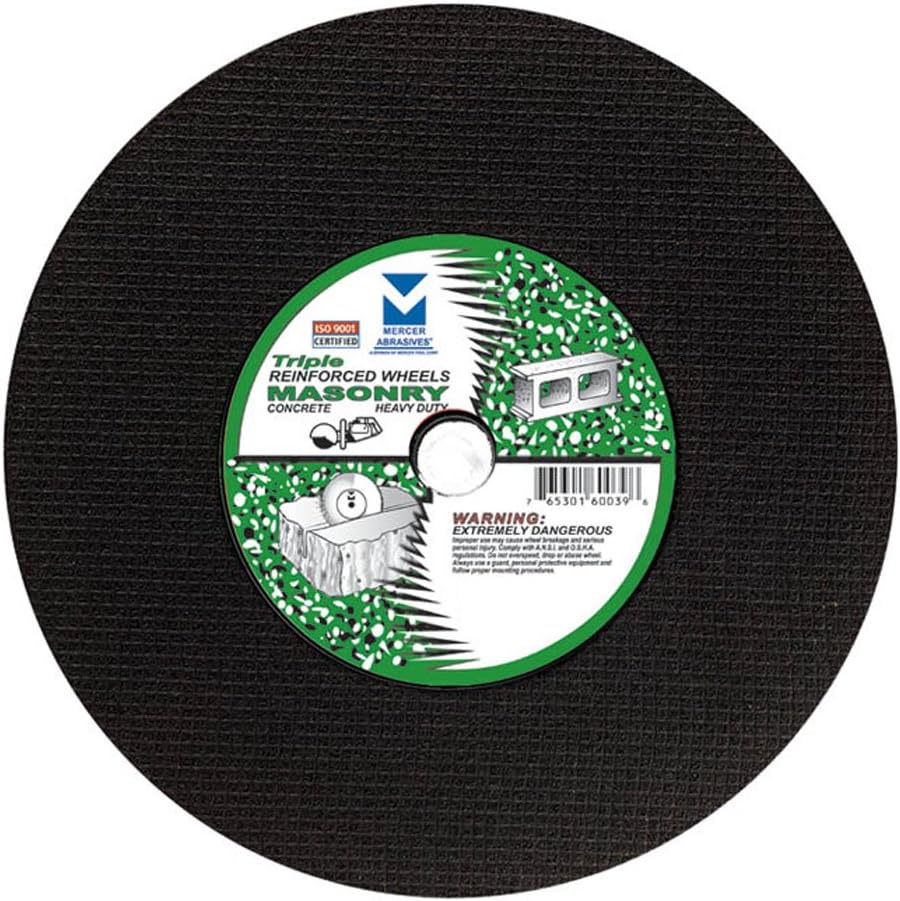 Mercer Abrasives 608020 Extra Heavy Duty High Speed CutOff