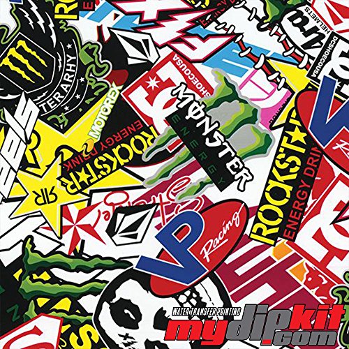 Hydrographic Film - Water Transfer Printing - Hydro Dipping -Energy Stick Pic-Large Scale - DD-959-A