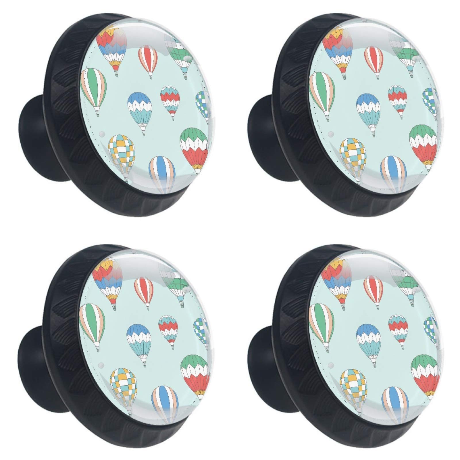 Boutons de meuble montgolfières en verre pour sublimer la décoration d'une chambre d'enfant