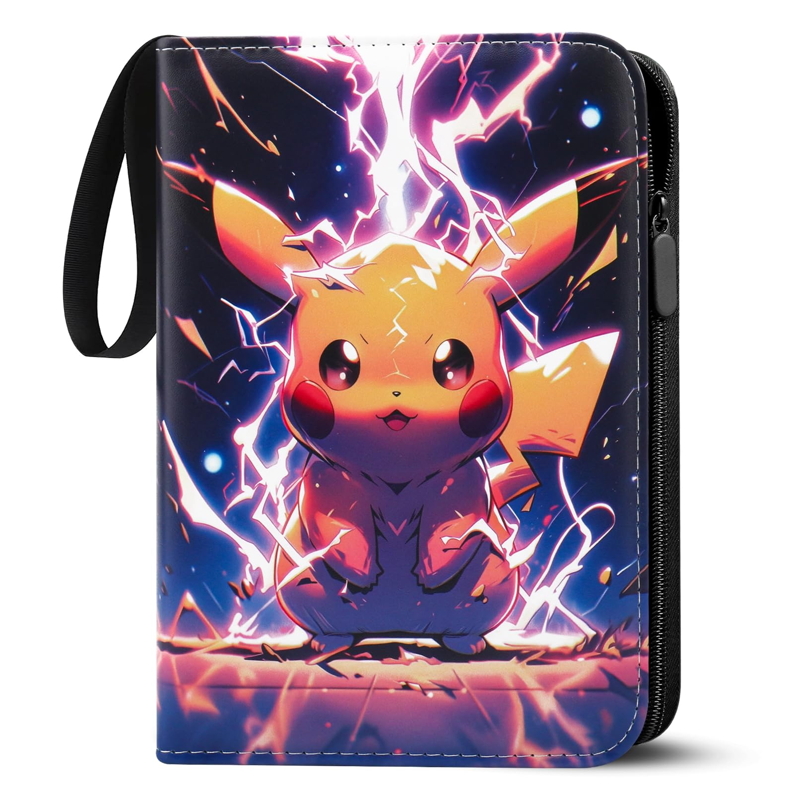 LYAILOOGXL Álbum de colección para Pokémon 900 cartas: 50 fundas doble cara (9 compartimentos/lado) - Libre de PVC y compatible con Escarlata & Violeta, Espada & Escudo - Para coleccionistas y niños a