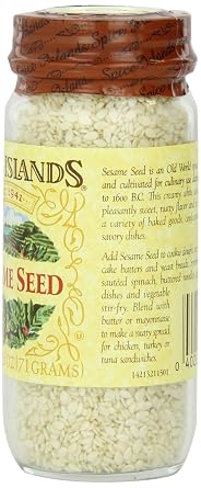 Spice Islands Sesame Seed, Whole White, 2.5-Ounce (Pack of 3)