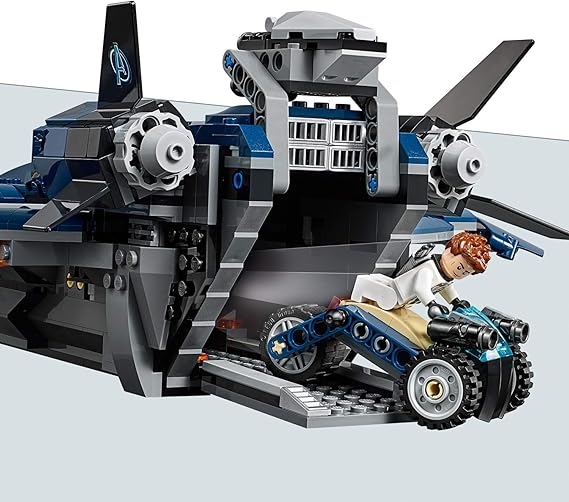 Lego 76126 Marvel Avengers Ultimate Quinjet Plane, Super Heroes Playset incl. Black Widow, Hawkeye, Rocket and Thor Minifigures