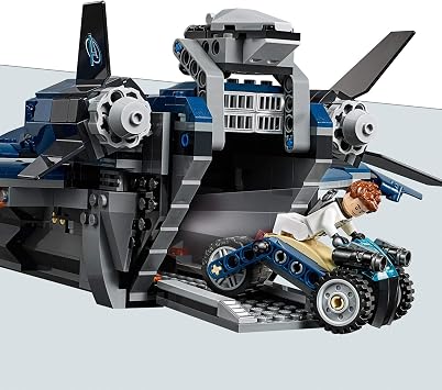 Lego 76126 Marvel Avengers Ultimate Quinjet Plane, Super Heroes Playset incl. Black Widow, Hawkeye, Rocket and Thor Minifigures