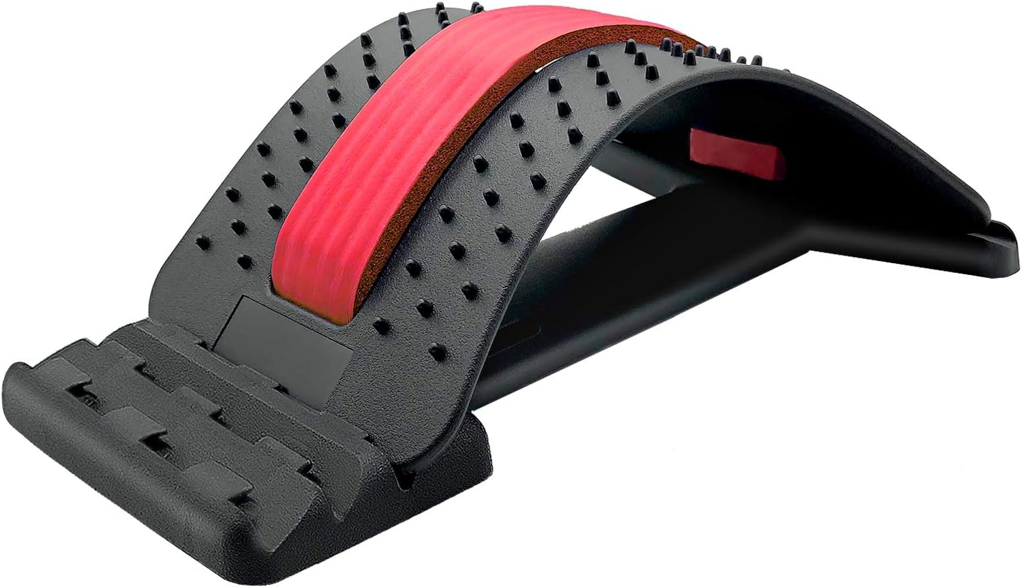 PONLLE Spine Deck Back Stretcher with Magnetic Acupressure Points, Multi-Level Lumbar Stretching Device for Pain Relief,Chronic Herniated Disc,Sciatica Scoliosis, Back Stretcher for Relieve Back Pain