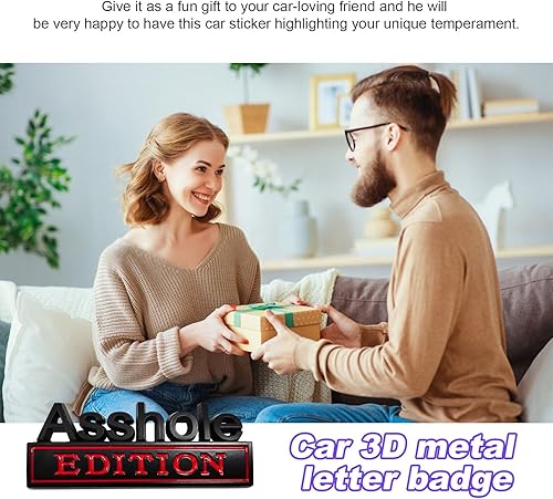 Miniatura 6 de Ziciner Calcomanía de metal 3D para capó delantero con adhesivo fuerte, calcomanía universal para parachoques, accesorios de decoración exterior del