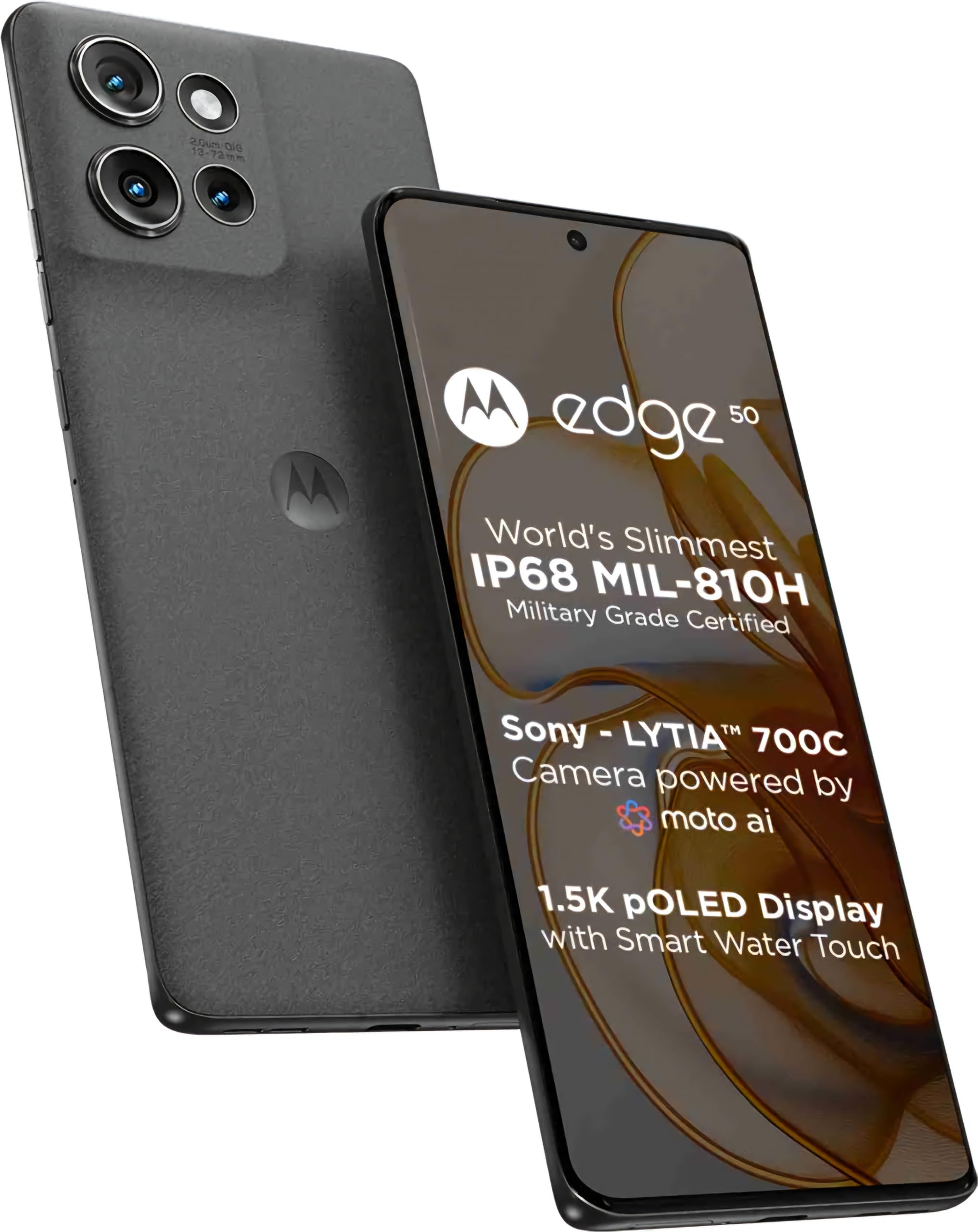 Motorola Edge 50 5G (8GB RAM + 256GB Storage) | 50MP + 13MP + 10MP 