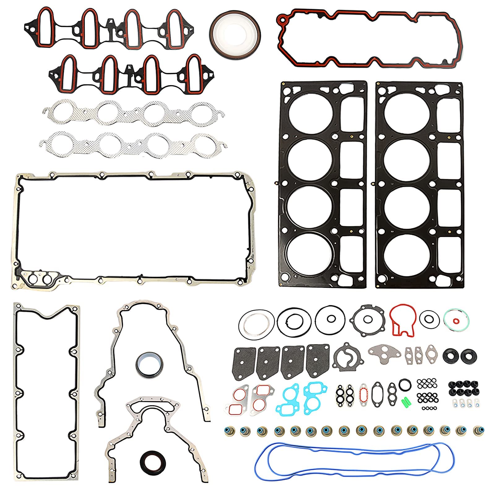 Niyako Cylinder Head Gasket Set Replacement# HS26191PT CS9284 Fit 2002-2011 Chevy Silverado Suburban Tahoe GMC Sierra Yukon 4.8L 5.3L