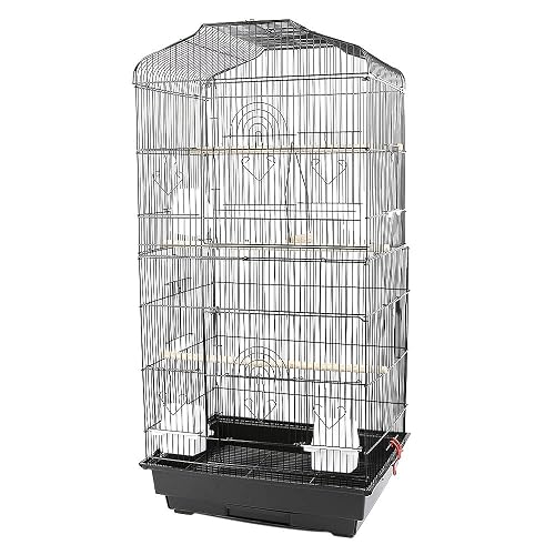 Jaulas para pájaros para Exterior, Jaulas Grandes de Metal para Aves, agapornis, ninfas, Loros, Canarios
