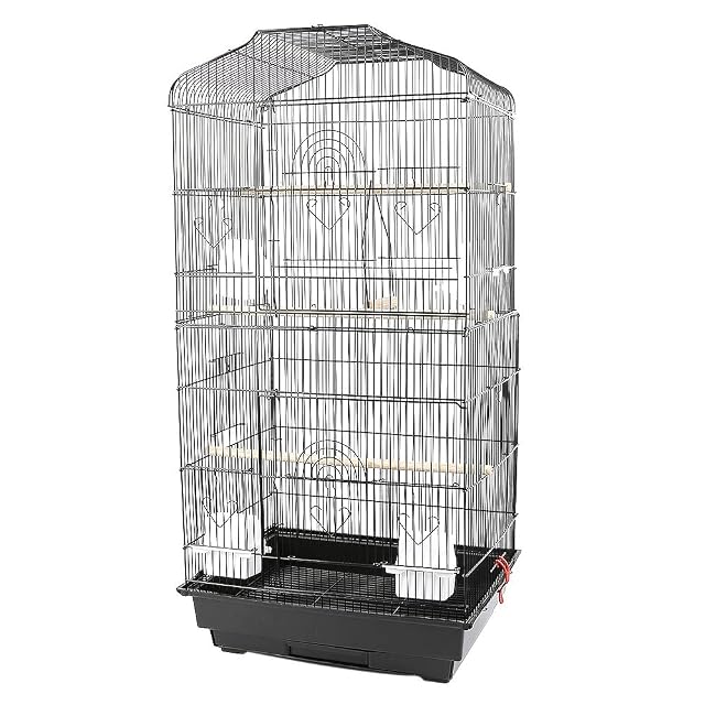 Jaulas para pájaros para Exterior, Jaulas Grandes de Metal para Aves, agapornis, ninfas, Loros, Canarios