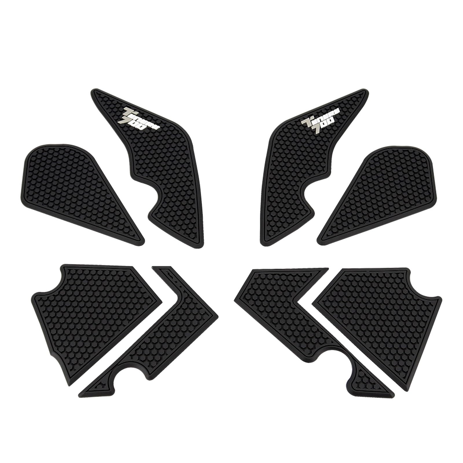 for Tenere 700 T700 XTZ 690 Motorcycle Accessories Side Fuel Tank Stickers Waterproof Pad Rubber Sticker