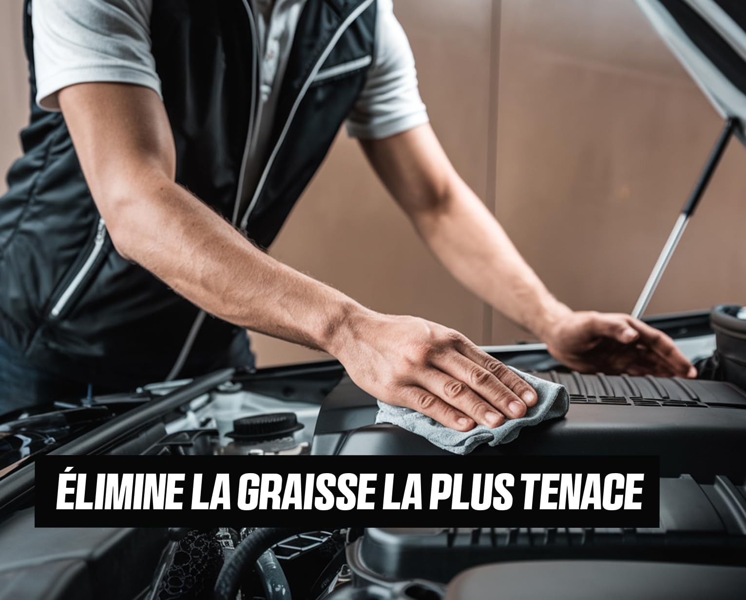 EQM - ECO-109 - Dégraissant Concentré Multisurfaces - 5L - Cuisines, moteurs, machines, sols industriels, garages, etc. - Dégraissant haute efficacité