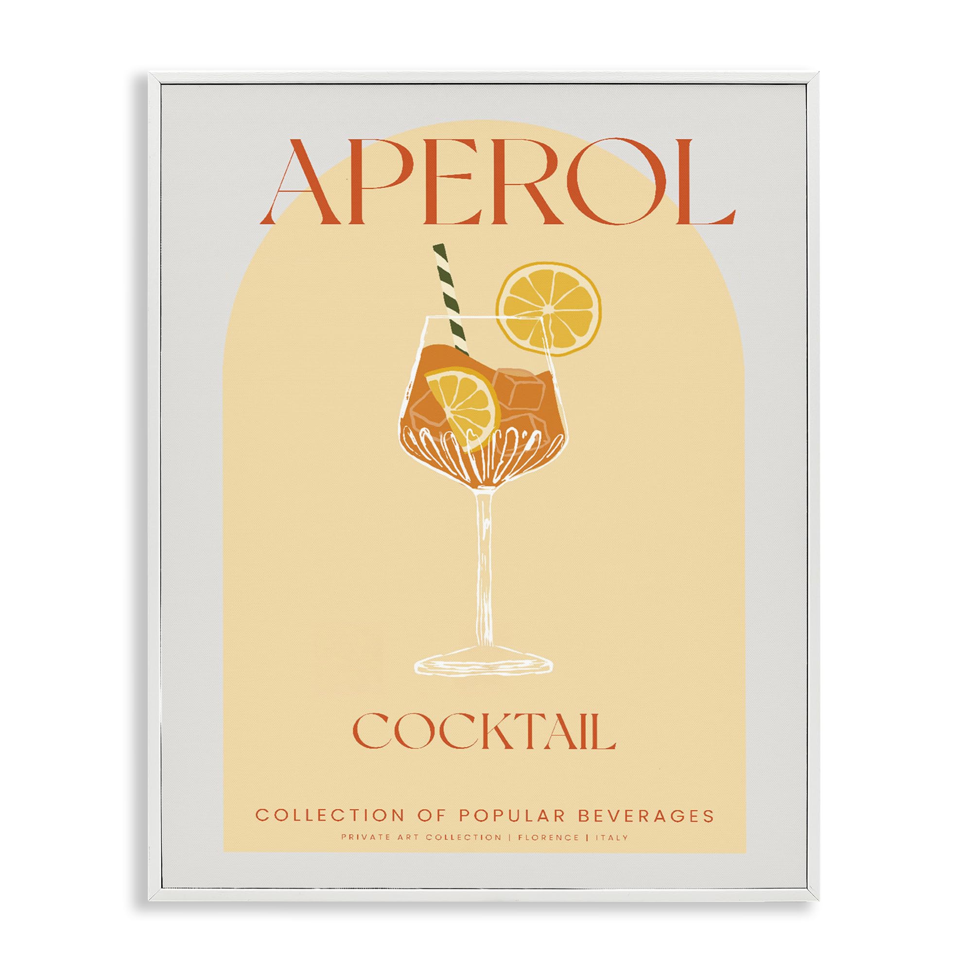Affiche encadrée Aperol Cocktail pour sublimer l'ambiance de votre salon