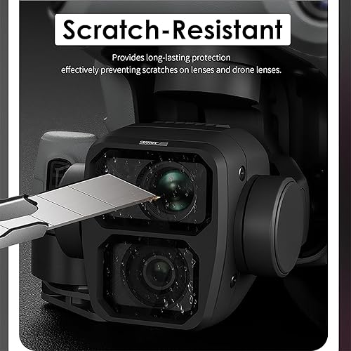 Miniatura 5 de XINANEE - Filtro de reducción de contaminación ligera para accesorios DJI Air 3, revestimientos multicapa, vidrio óptico AGC, antiluz nocturna