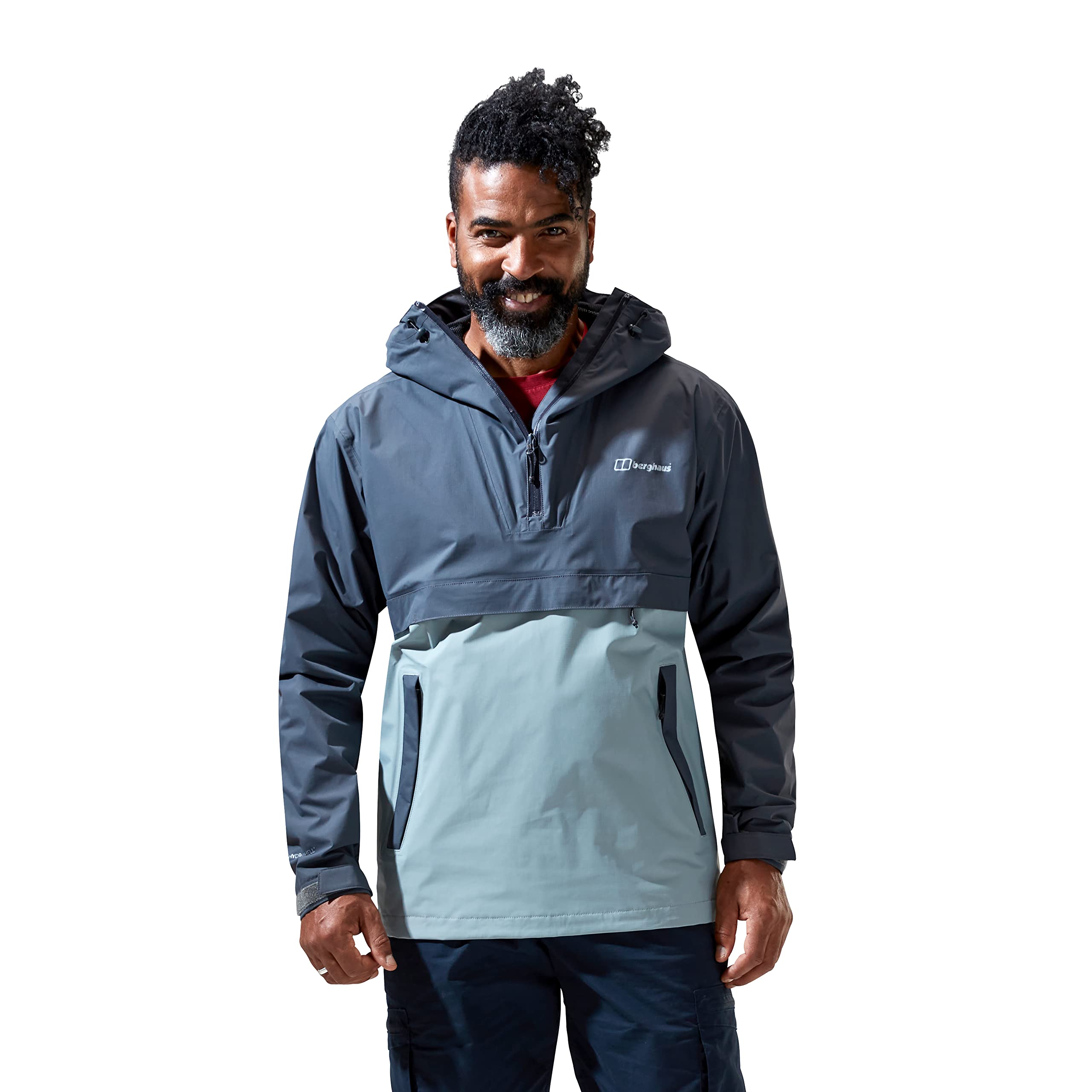 Berghaus Herren Vestment Smock Half Zip Wasserdichte Shell Jacke, strapazierfähiger, atmungsaktiver Regenmantel