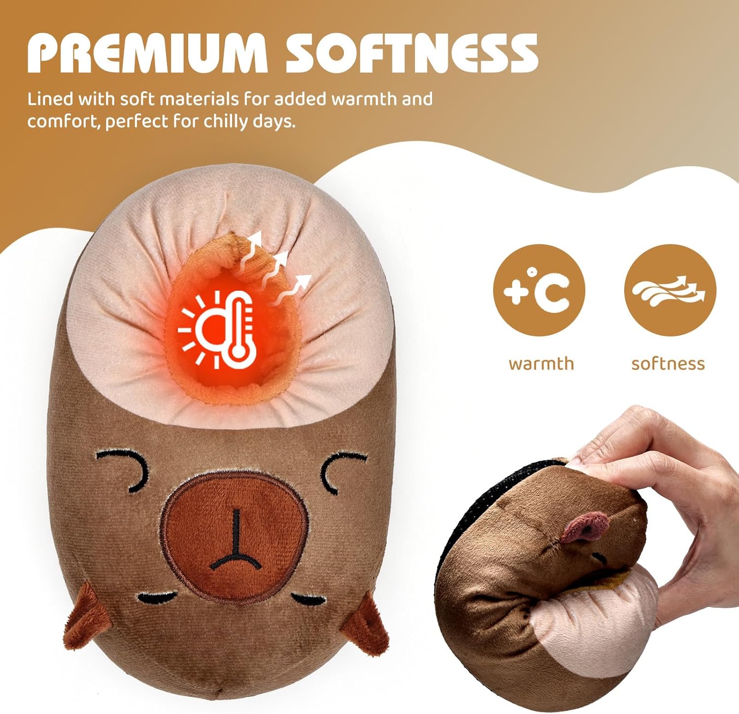 IceUnicorn Toddler Cute Animal Slippers Kids Christmas Plush Warm House Shoes Girls Boys Bedroom Indoor Washable Slipper - Image 5