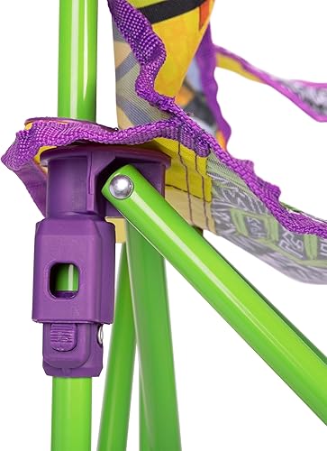 Miniatura 4 de Teenage Mutant Ninja Turtles Silla plegable para niños, para campamento, deportes o patio con bolsa de transporte, niños pequeños de 24 meses
