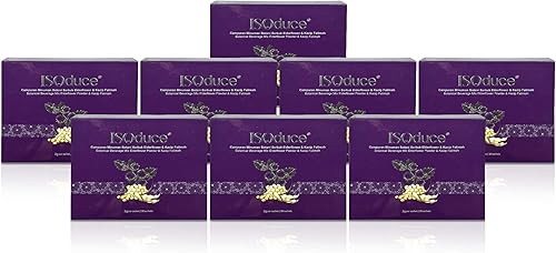 Isoduce Isoflavonas de soja sin OMG para mujer. Fórmula tradicional Polvo de flor de saúco y gato largo ayuda a restaurar la regularidad menstrual y