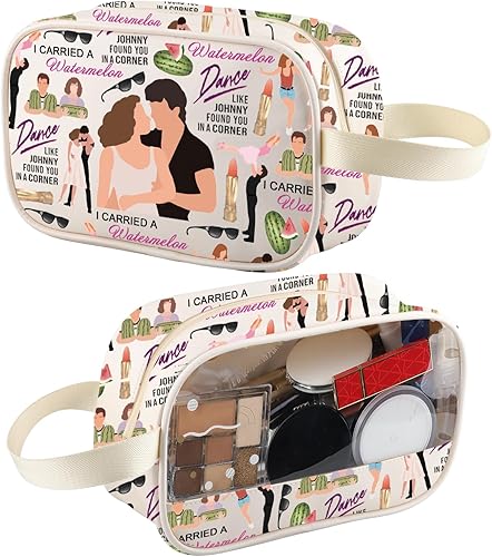 Miniatura 7 de XYANFA Bolsa de cosméticos inspirada en la danza sucia, regalo para amantes del baile, regalo temático de sandía, bolsa con cremallera de película