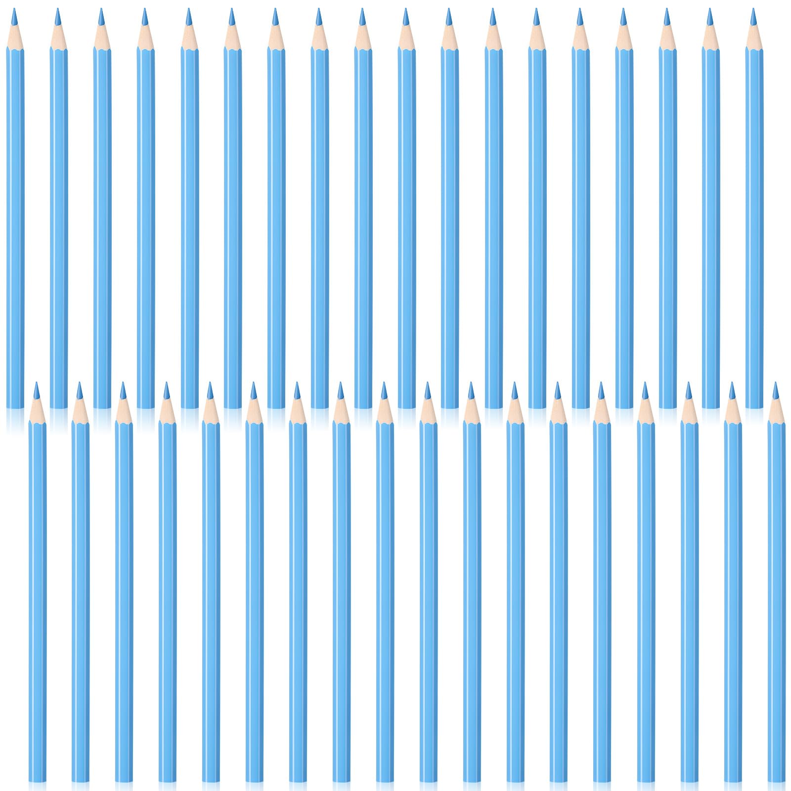 Blue Colored Pencils Set - 36 Pcs for Artists -1