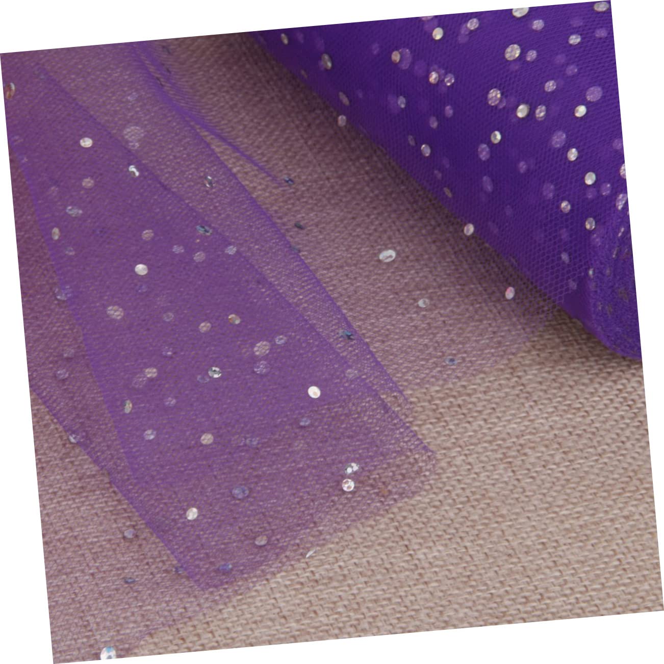Abaodam 3pièces Tulle à Paillettes x Rouleau De Tulle Décoratif Pour Mariage Fête Et Artisanat