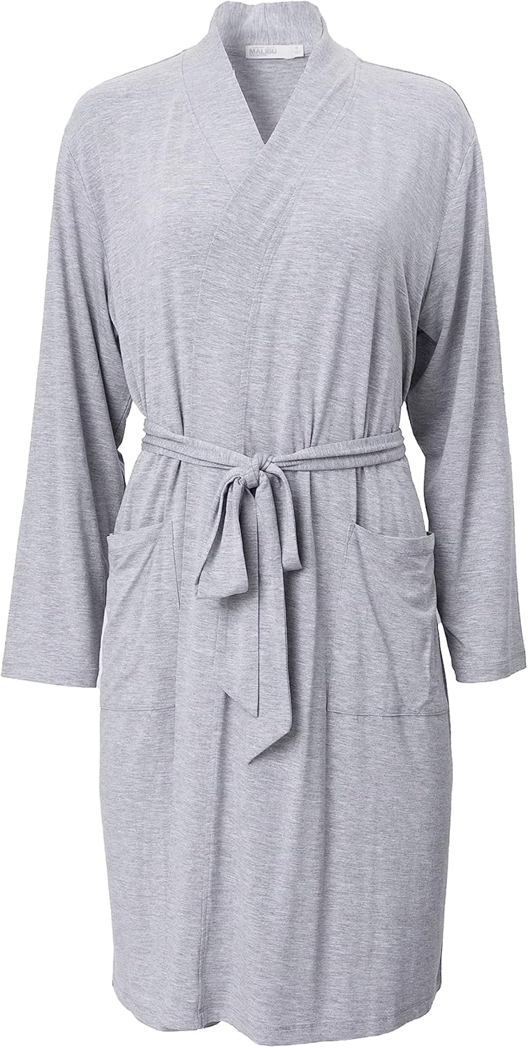 Barefoot Dreams - Brandclub - Barefoot Dreams Womens Malibu Collection  Women's Soft Jersey Short Robe