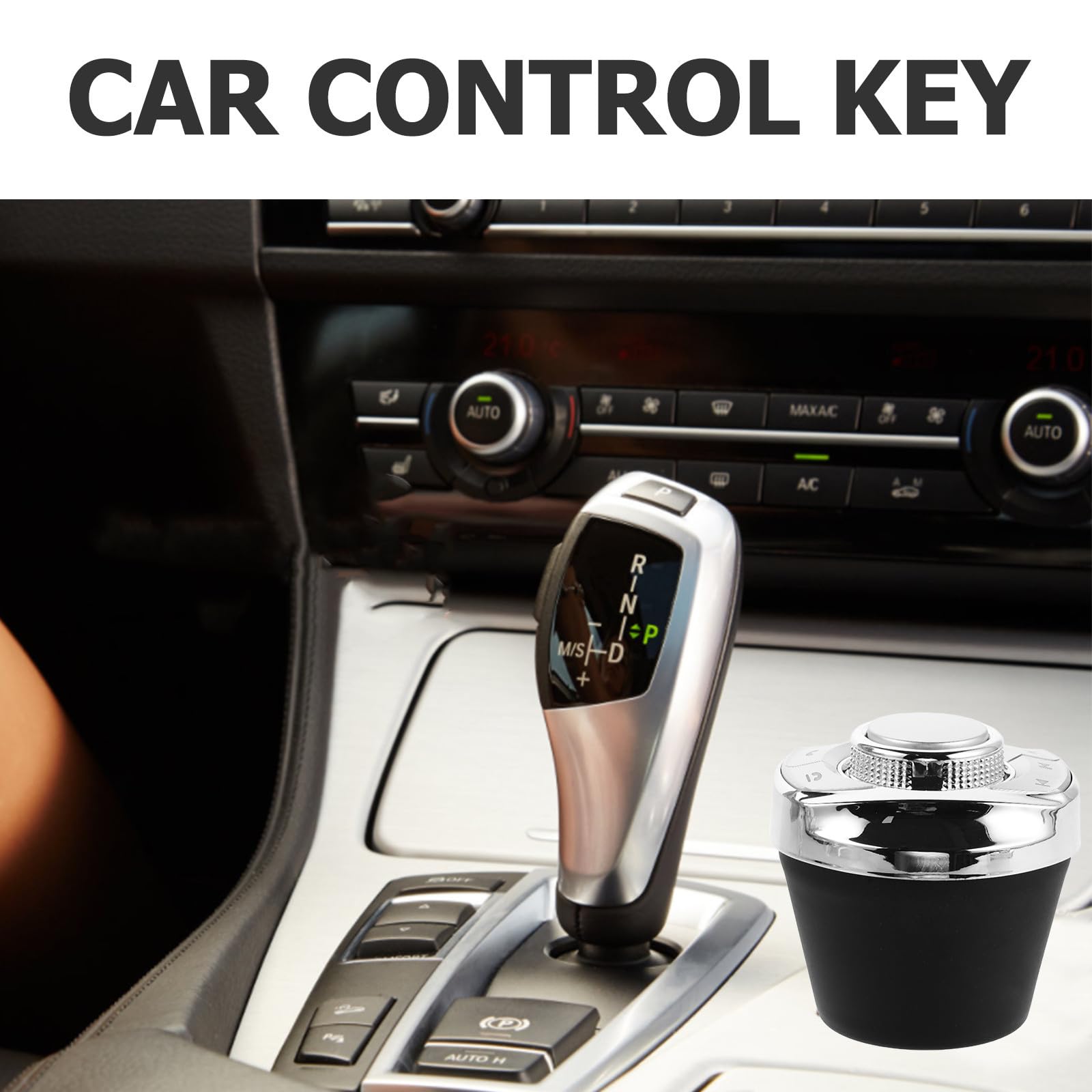 Control Remoto Inalámbrico 8 Botones en Forma de Copa Plástico Metal
