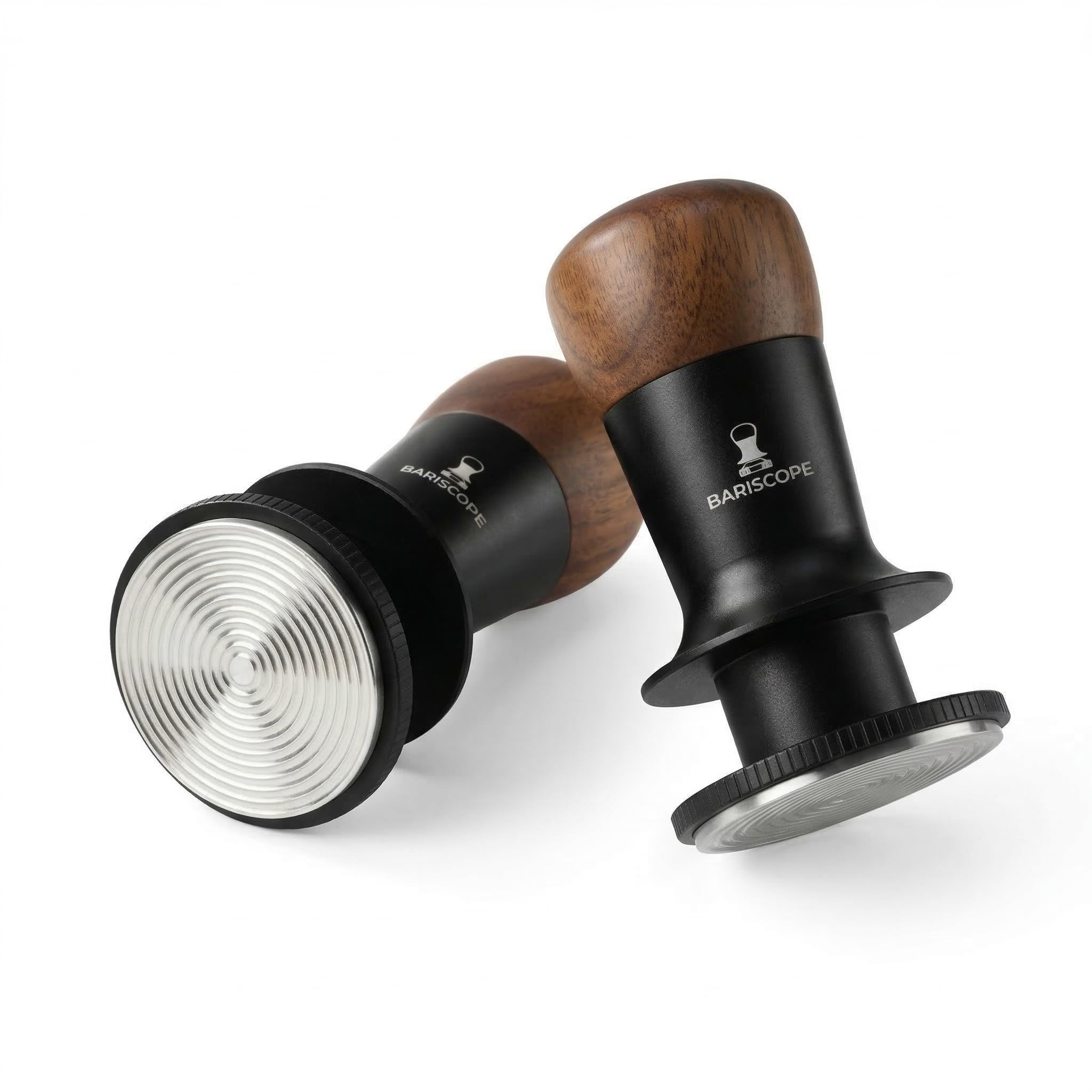 58mm Spring Loaded Coffee Tamper - 58mm Kaffeetamper - Kalibrierter Espresso Tamper für gleichmäßigen Anpressdruck - Profi Tamper 58mm aus Edelstahl - Kompatibel mit E61 Brühgruppe