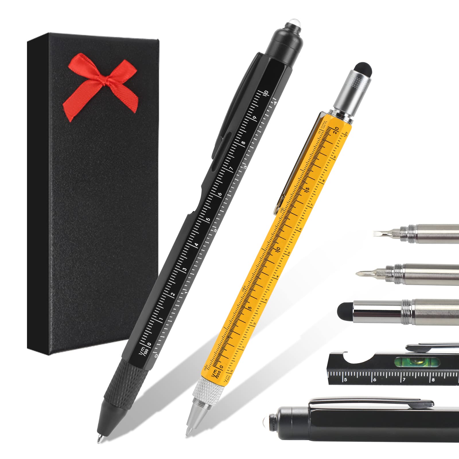 Gift for Men Tools for Men 2Pc Pen Set ,Multi-Function Tool Pen Very Cool Gifts for Men, Suitable for All Kinds of Creative Tools for Men on Holidays, Christmas Gifts, Very Suitable Gifts for Mens