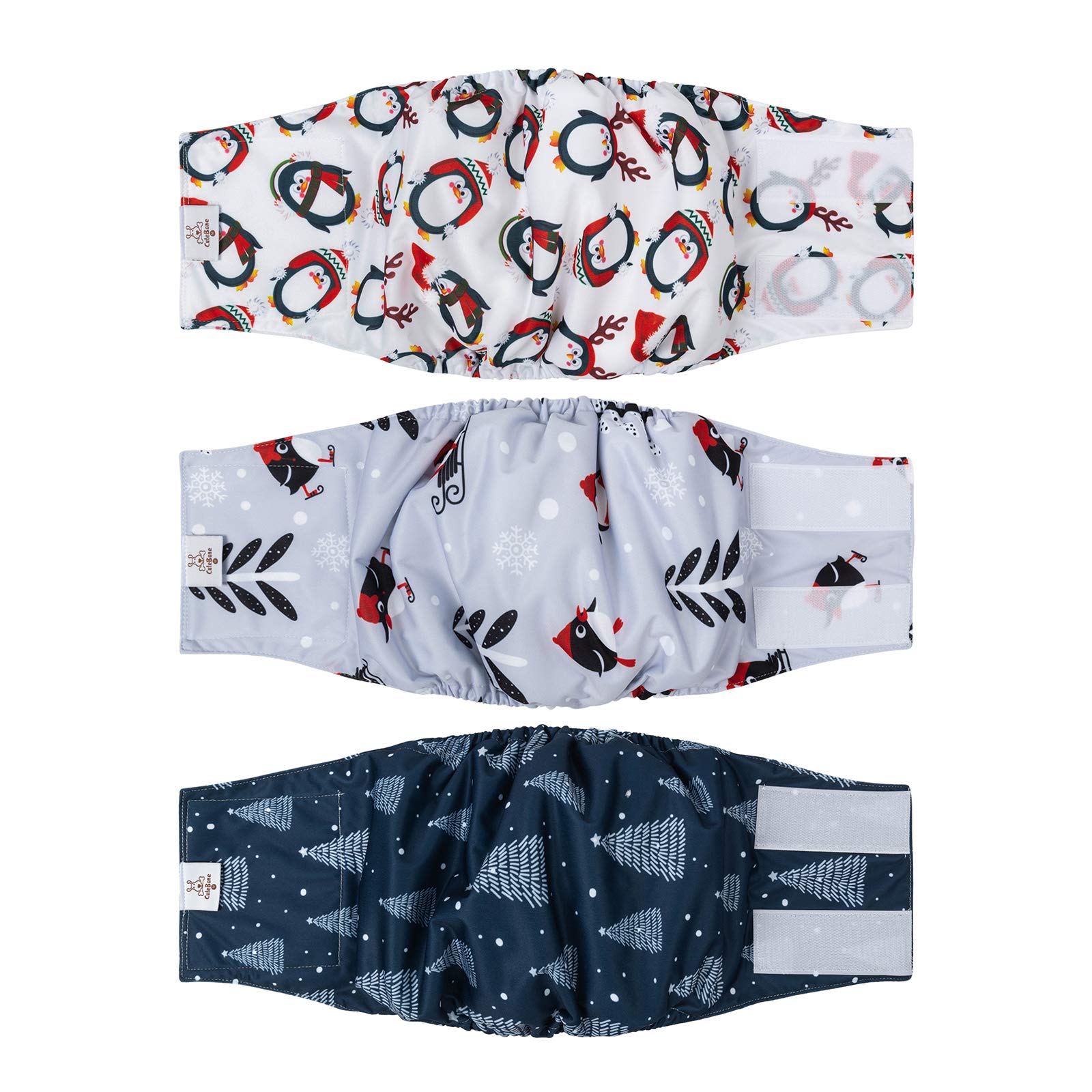 CuteBone Christmas Belly Band for Male Dogs Large DM16L — image 1
