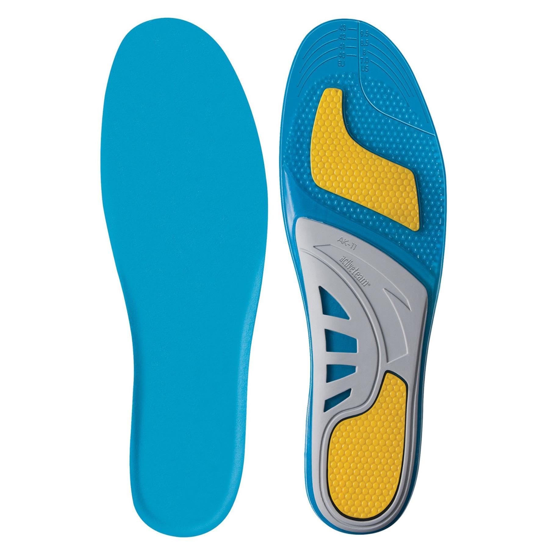 Solette in gel per uso quotidiano, per uso quotidiano, con supporto per arco plantare, assorbimento degli urti, sollievo dal dolore al piede, inserti di ricambio per scarpe, 5-10