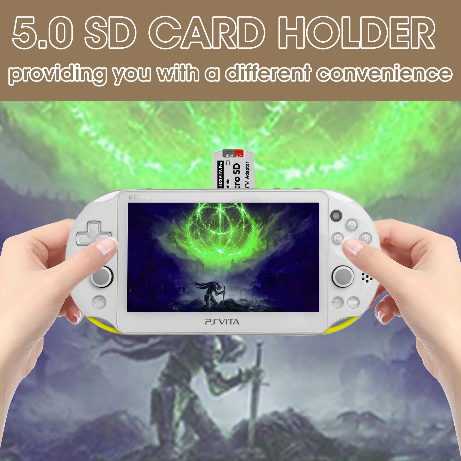 SD2Vita Pro 5.0 Adapter, Ultimate Version SD2Vita 5.0 Memory Card