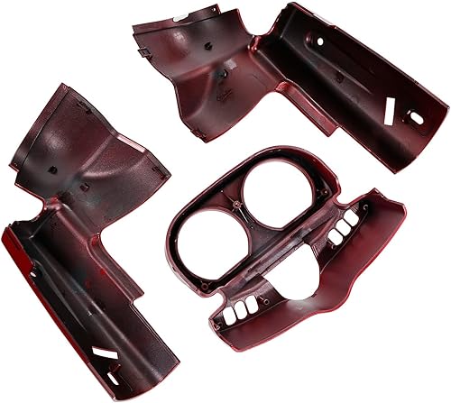 Miniatura 3 de HR3 Carcasa para instrumentos de color rojo malvado compatible con Road Glide Special FLTRXS 2018 y Road Glide FLTRX 2019 (reemplazo para OEM)